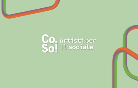 Immagine grafica con logo di Co.So! Artisti per il sociale